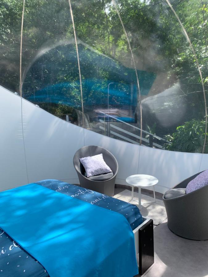 Hotel Maisons Bulles Deluxe Bouillante Exterior foto